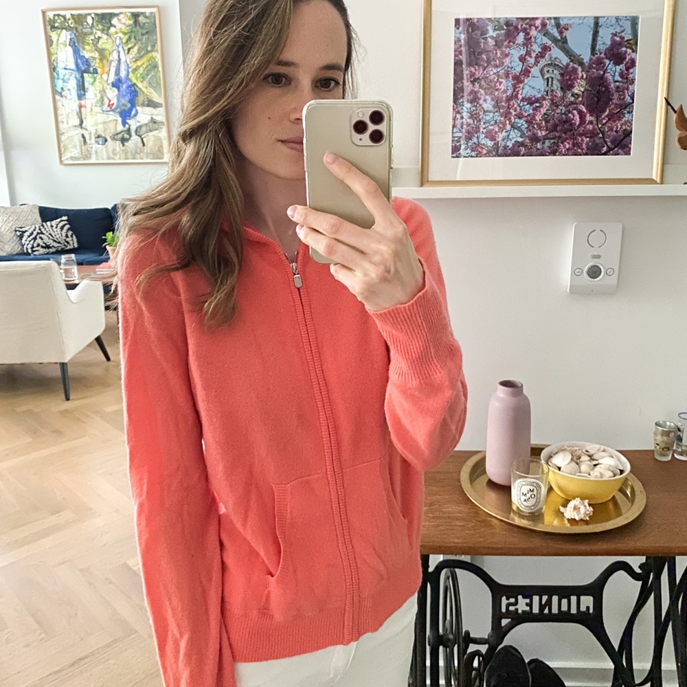 J. Crew cashmere zip up